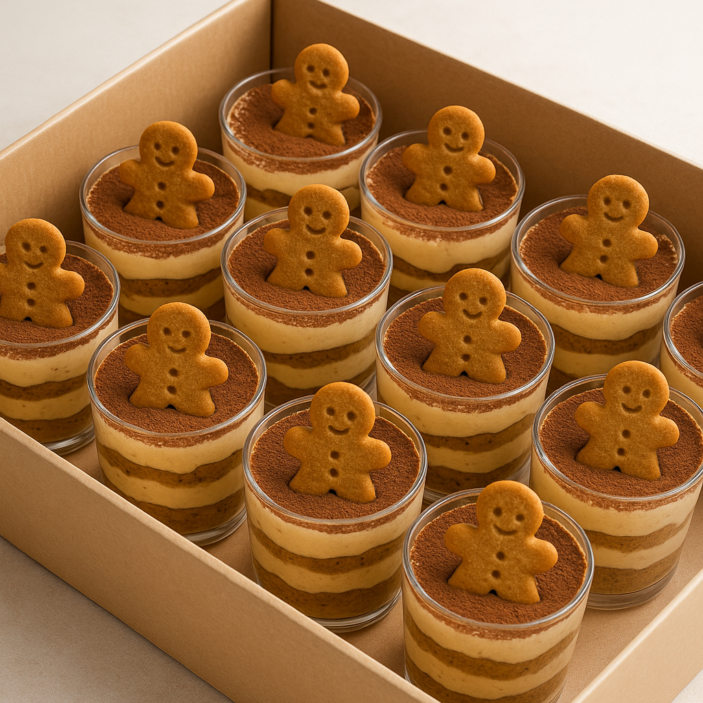 Gingerbread Dessert Jars