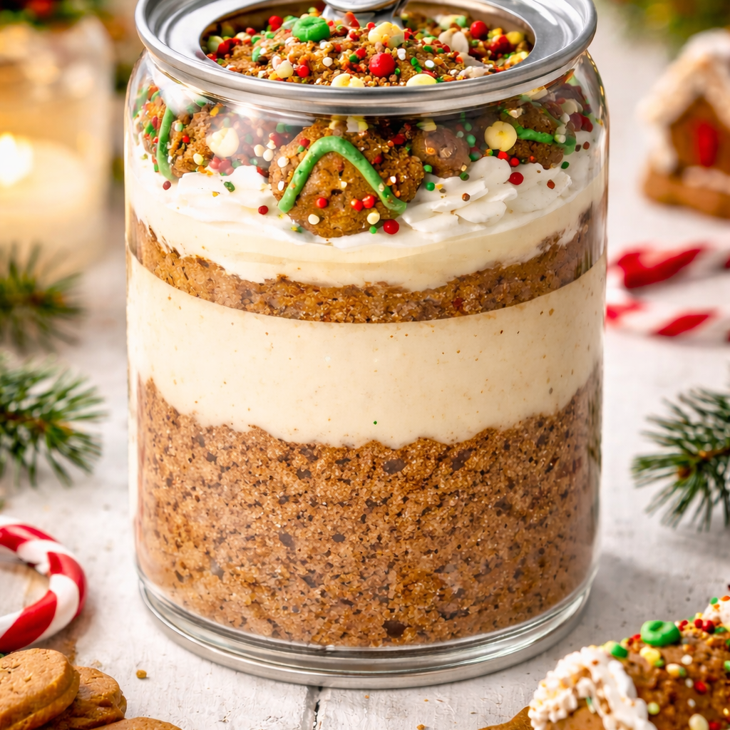 Gingerbread Dessert Jars