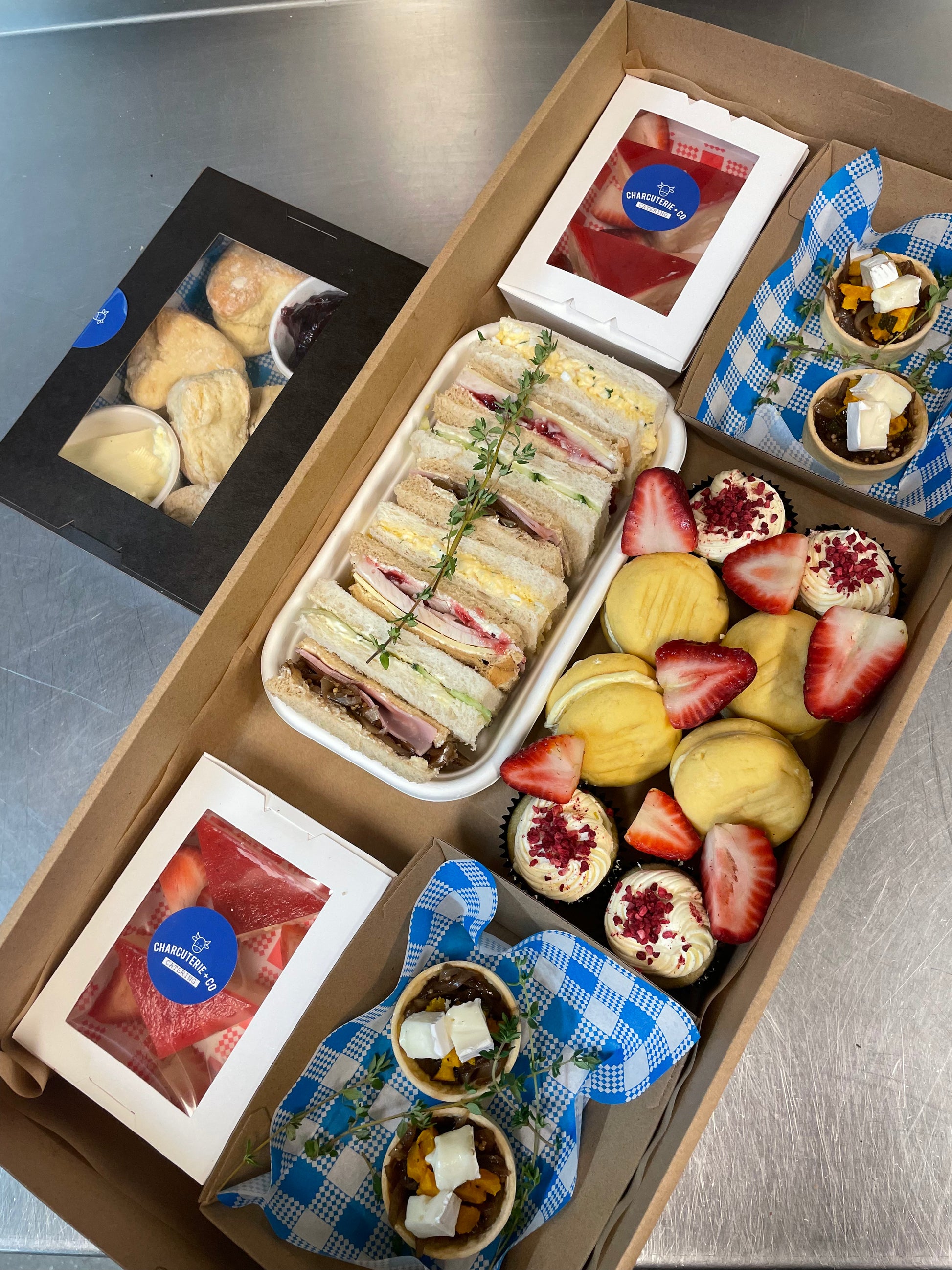 High Tea Box Packaging High Tea Box – Charcuterie & Co Catering